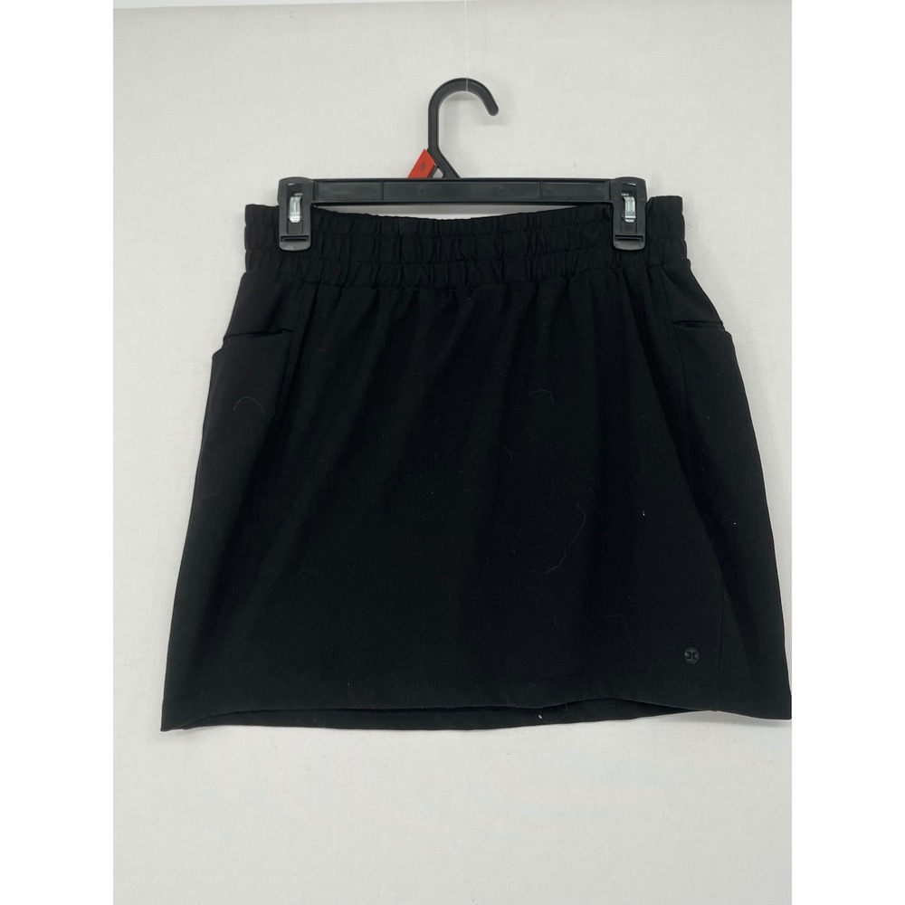 RBX Active Skort Womens Medium Black Athletic Golf Tennis Skirt with Pockets